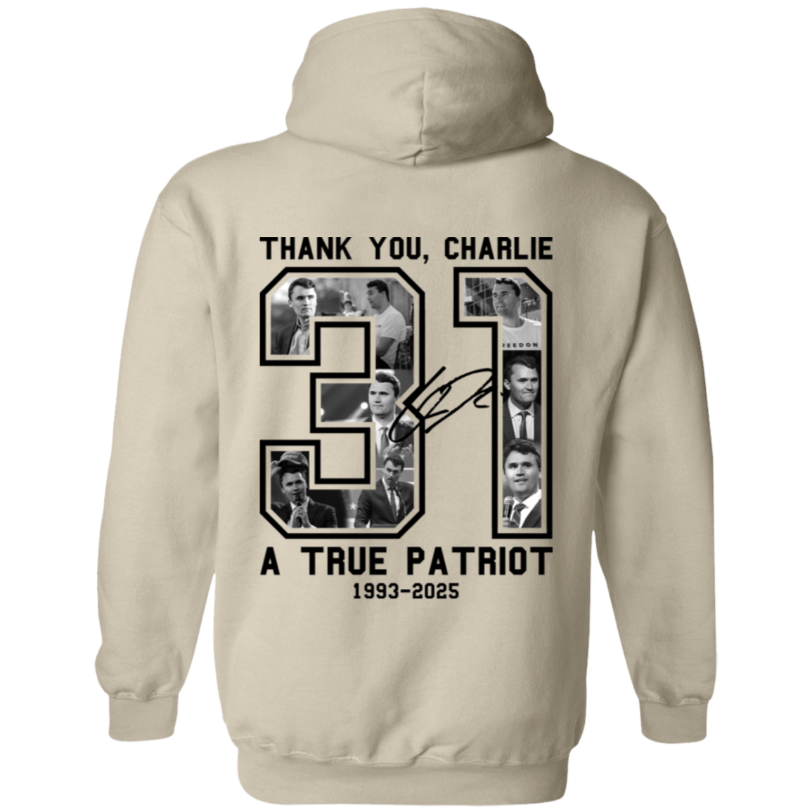 Freedom Thank You Charlie A True Patriot 31 Hoodie