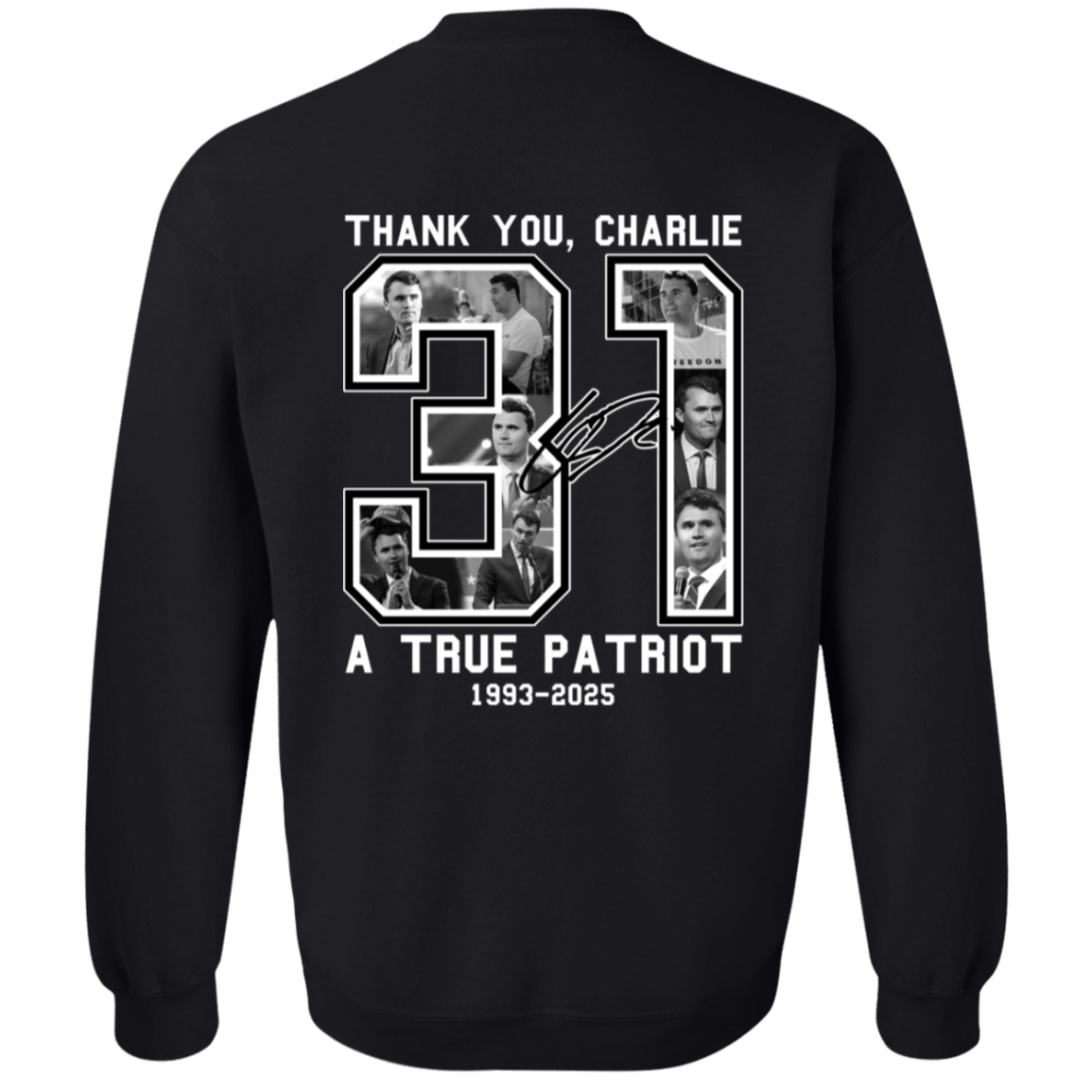 Freedom Thank You Charlie A True Patriot 31 Sweatshirt - 2
