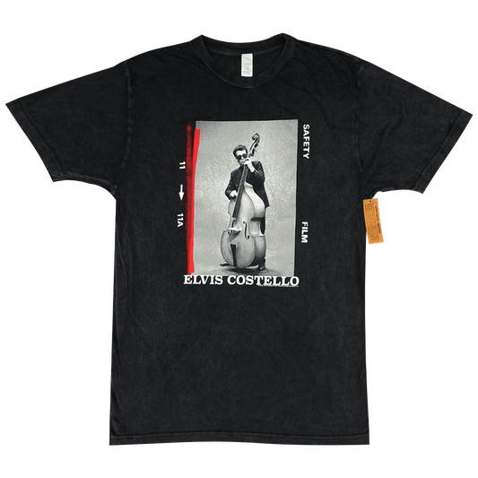 Stand Up Bass Black Vintage Wash T-Shirt