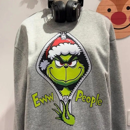 EWW People Grinchmas Chirtmas Sweatshirt for Men and Women - Christmas Shirt - Womenswear
