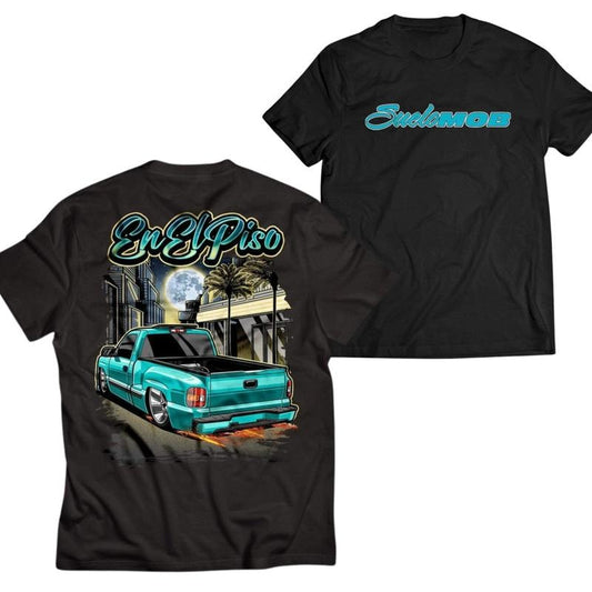 En El Piso 2.0 Car Graphic Hoodie, Men's Car Enthusiast Hoodie, Casual Automotive Apparel, Ideal Gift for Car Lovers Menswear Sweatshirts
