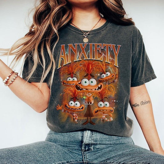 Everything Is Fine Anxiety Inside Out 2 Shirt, Inside Out Anxiety Shirt, Inside Out Merch Shirt, Emotions Shirt, Gift Ideas