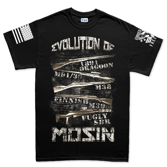 Evolution of Mosin Men's T-shirt Style001