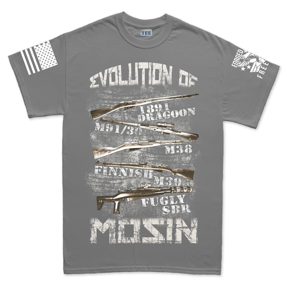 Evolution of Mosin Men's T-shirt Style001