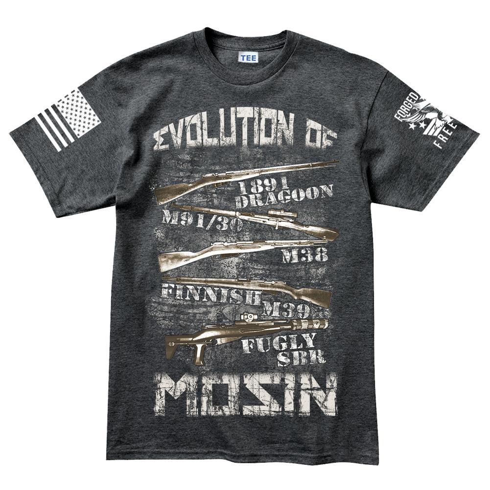 Evolution of Mosin Men's T-shirt Style001