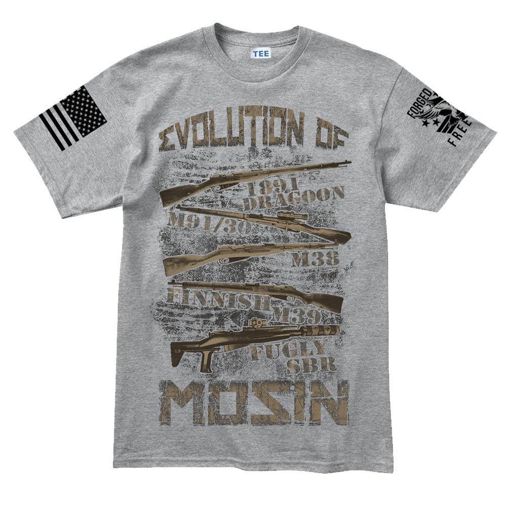 Evolution of Mosin Men's T-shirt Style001