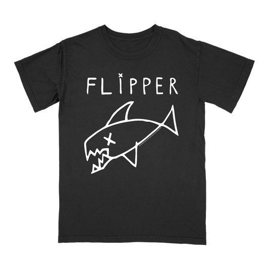 Classic Long Fish Logo Black T-Shirt