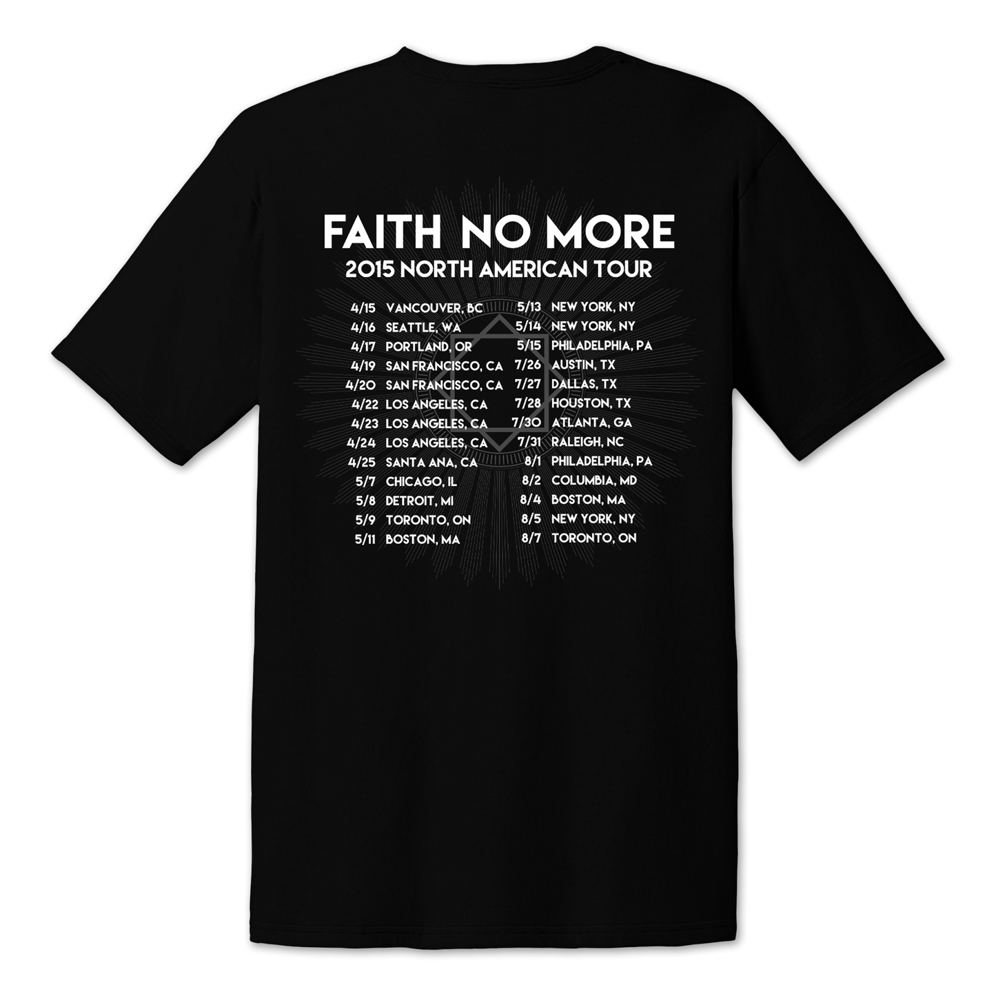 2015 N. American Tour T-shirt