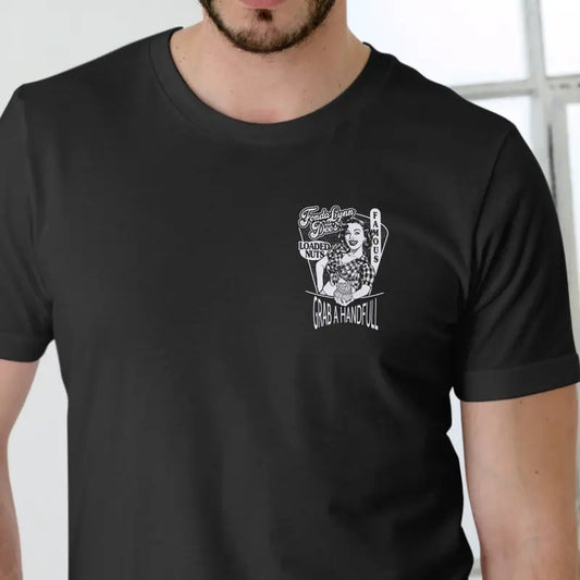 FONDA LYNN DEE'S FAMOUS HOT NUTS T Shirt Cotton Menswear Stylish