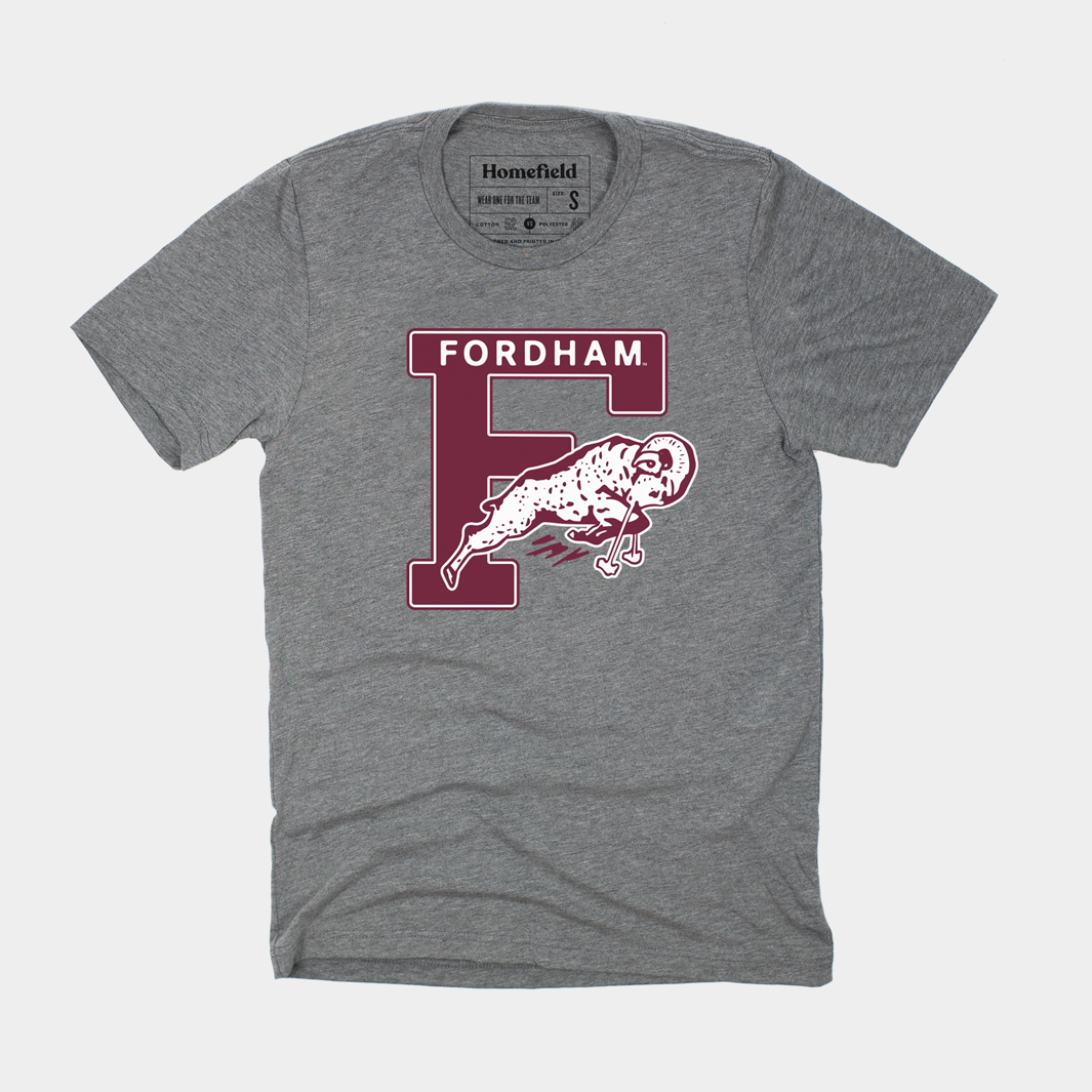 Vintage Fordham Logo Tee Style001
