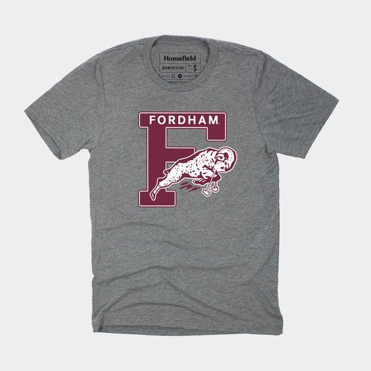 Vintage Fordham Logo Tee Style001