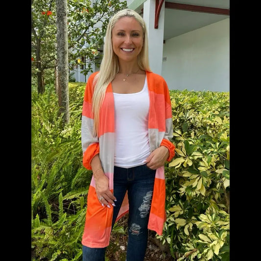 Fall Dreams Colorblock Cardigan