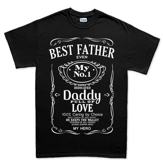 Father's Day Whiskey Men's T-shirt Style001