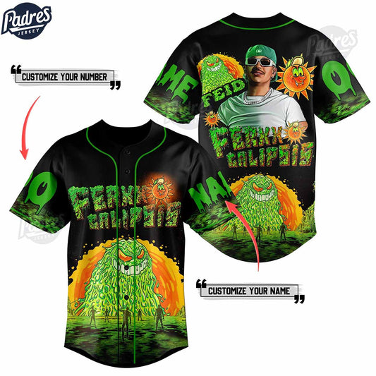 Feid Ferxxo Calipsis Tour 2024 Custom Baseball Jersey - Padres Jersey Oasis: Elevate Your Baseball Style Game