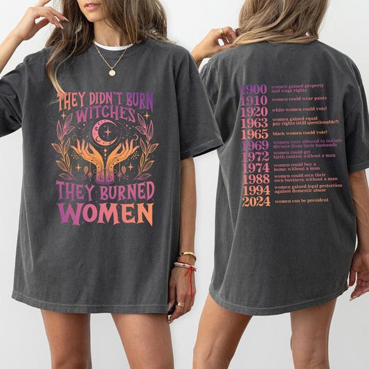 Femist Comfort Colors Shirt, Women's Rights Graphic Tee For Coworker, Support Women Unhinged Tees, Feminism Oversized T-shirt, Women Outfits