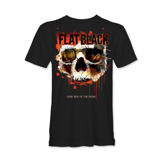 "DARK SIDE OF THE BRAIN" Black T-Shirt