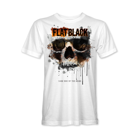 "DARK SIDE OF THE BRAIN" White T-Shirt
