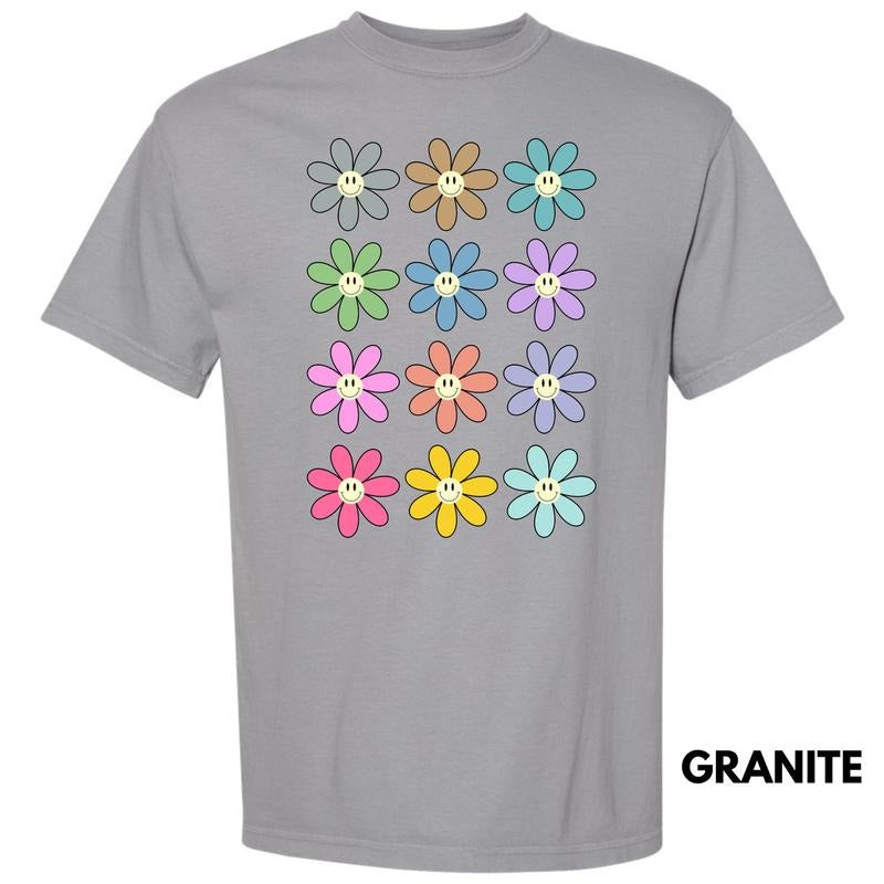 Flower Power Collage Comfort Colors T-Shirt 'NLB'