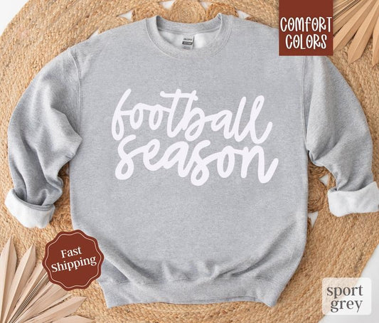 Football Season Sweatshirt, Game Day Football Crewneck, Womens Sweatshirt, Fall Sweater