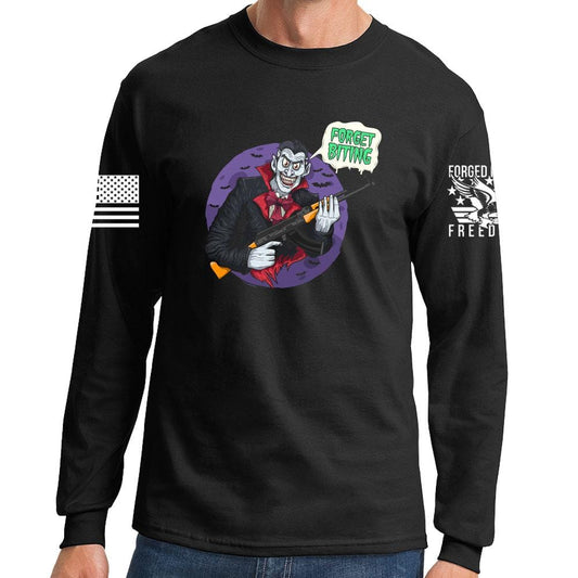 Forget Biting Long Sleeve T-shirt Style001
