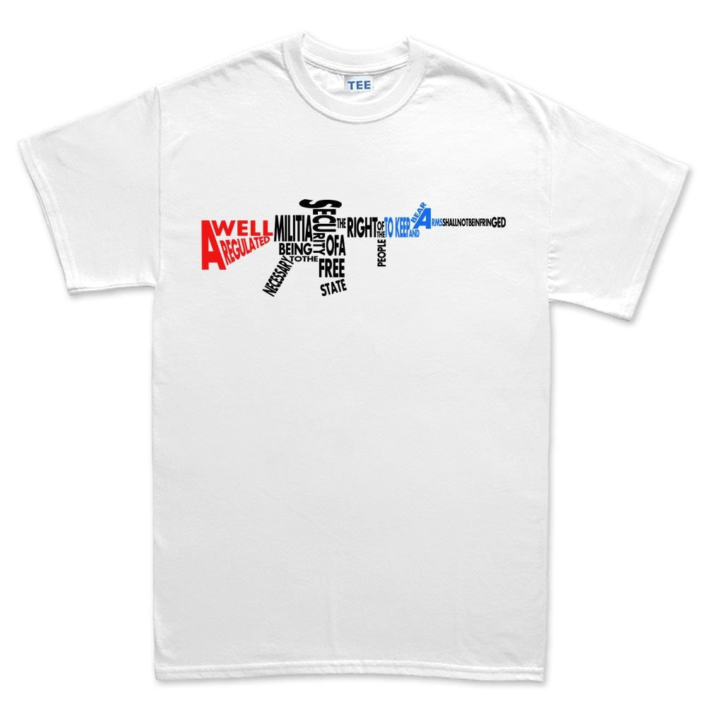 A Well Regulated Militia Rifle Men's T-shirt Style001