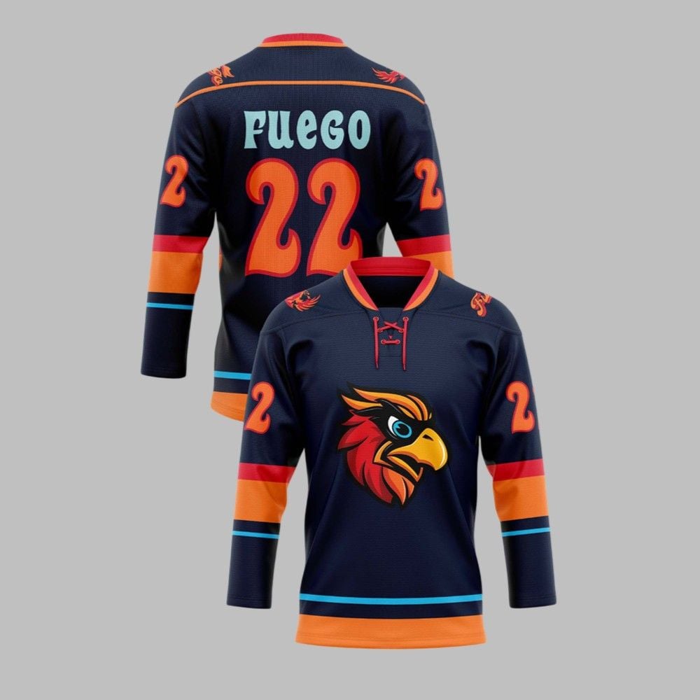 Fuego Birthday Hockey Jersey 2025 - Grishko.com