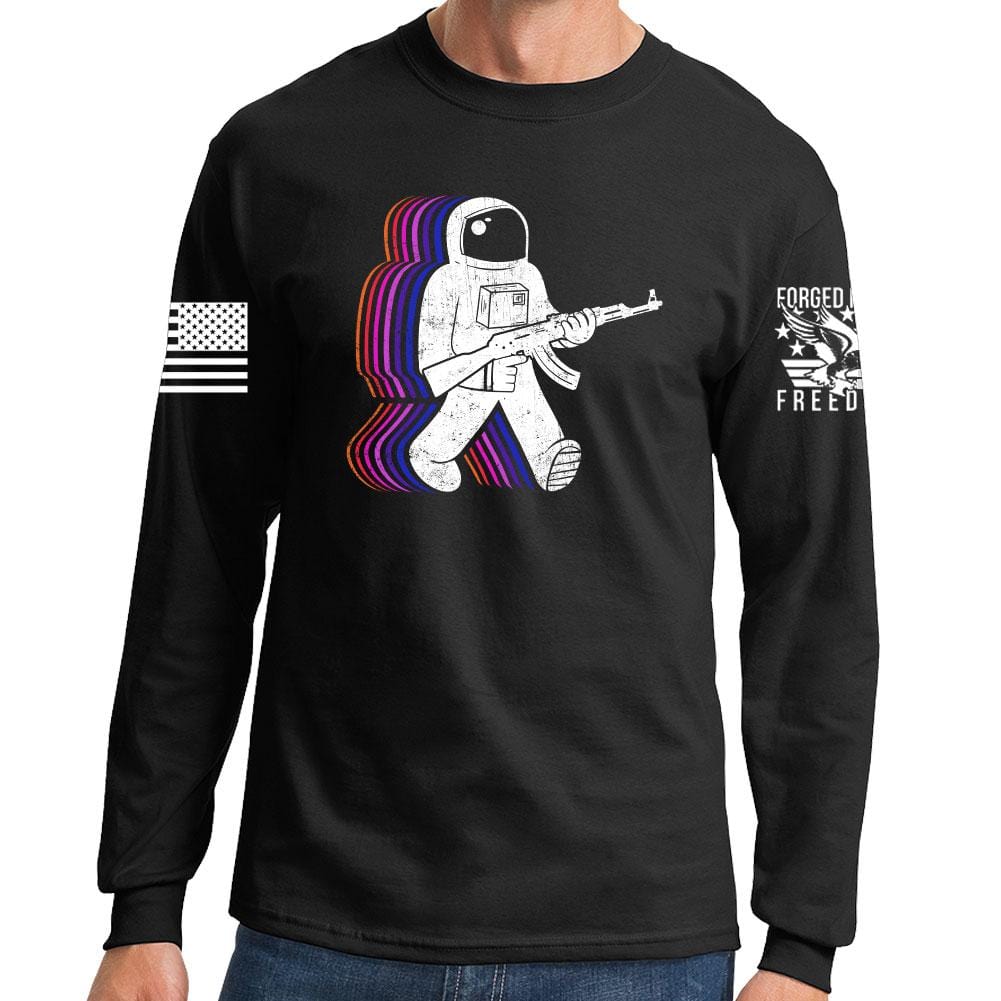 Funkalicious AK47 Astronaut Long Sleeve T-shirt Style001