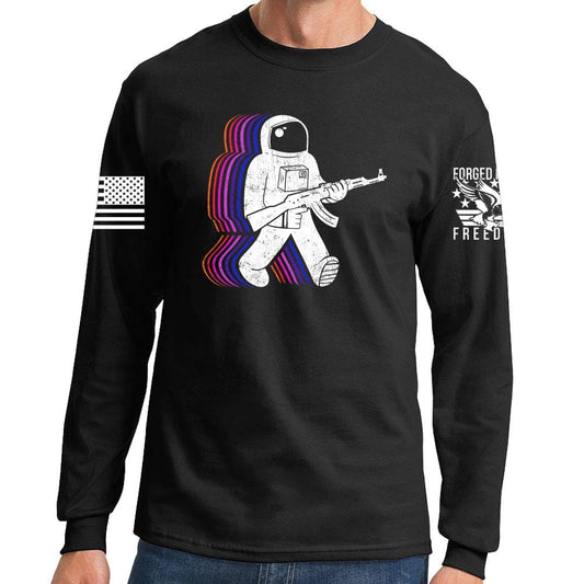 Funkalicious AK47 Astronaut Long Sleeve T-shirt Style001