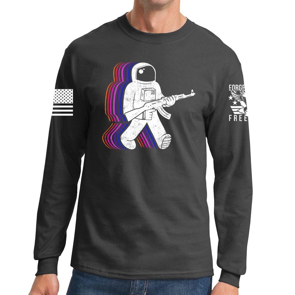 Funkalicious AK47 Astronaut Long Sleeve T-shirt Style001