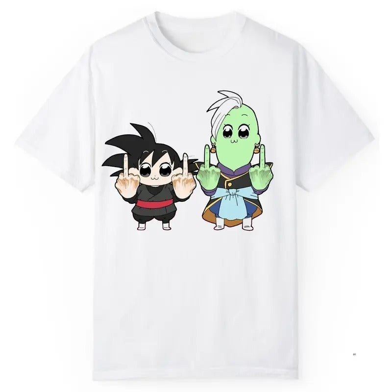 Funny GokuBlack And Zamasu Shirt, Dragon Ball Shirt, Dragon Ball Z Anime Shirt, Chibi Shirt, Anime Shirt, Unisex T-Shirt, Gift Anime Fans