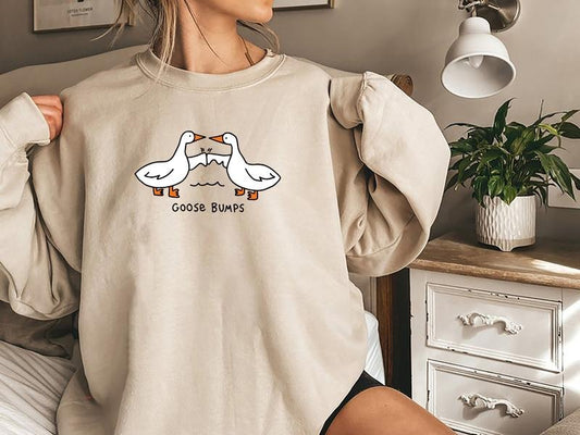 Funny Goose Bump Sweatshirt, Silly Goose Meme Trendy Shirt, Silly Goose University, Funny Goose Meme Crewneck, Goose Shirt