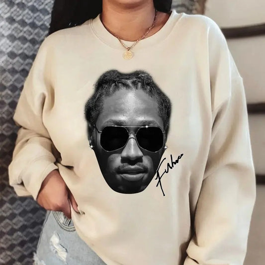 Futureee Sweatshirt - Bold Big Face Graphic Rap Design