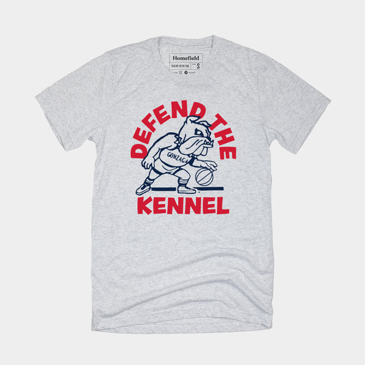 Vintage Defend the Kennel Gonzaga Basketball Tee Style001