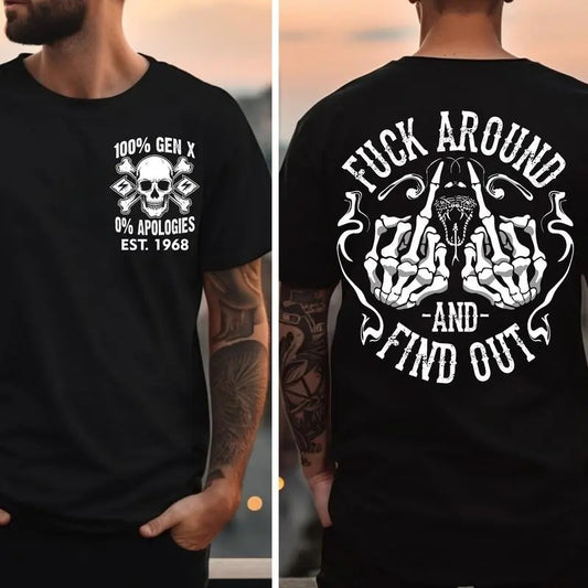 Generation X Custom Year 1965-1980 Badass Generation T-shirt, Custom Year Of Birth Shirt, Gen X FAFOT Shirt, 100% Cotton Top Unisex