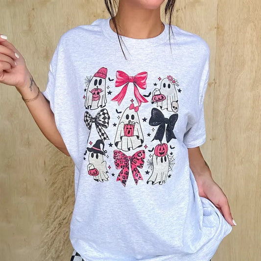 Ghost Bows Graphic Top