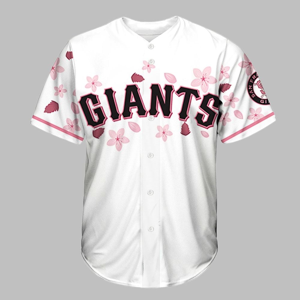 Giants Cherry Blossom Jersey 2025 - Grishko.com