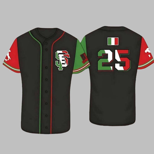 Giants Italian Heritage Night Jersey 2025 Giveaway - Grishko.com