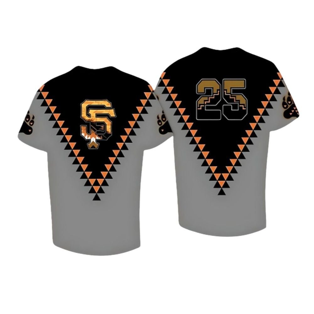 Giants Native American Heritage Night Jersey Giveaway 2025 - Grishko.com