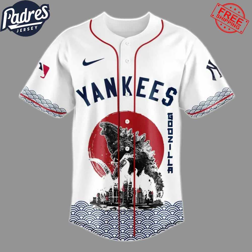 Godzilla 2025 x New York Yankees Baseball Jersey - Padres Jersey Oasis: Elevate Your Baseball Style Game