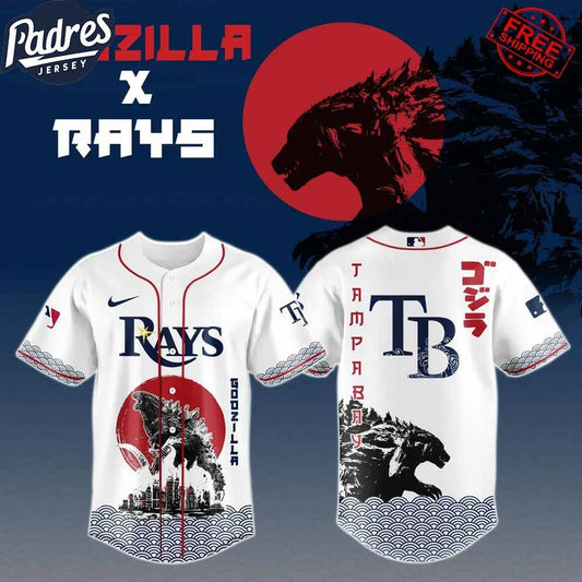 Godzilla 2025 x Tampa Bay Rays Baseball Jersey - Padres Jersey Oasis: Elevate Your Baseball Style Game