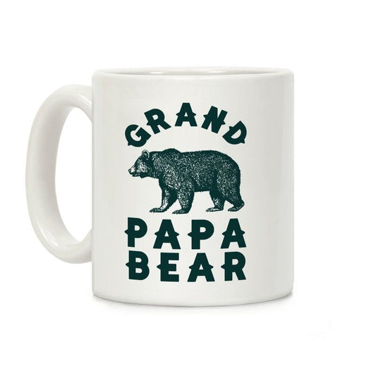 Grandpapa Bear Coffee Mug, Graphic Tees, Funny Coffee Mug Gift