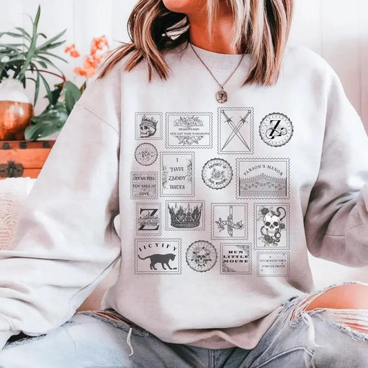 Haunting Adeline Sweatshirt, Zade Meadows Merch, Bookstagram Hoodie, Book Lovers Gifts, Booktok Merch, Gifts for Bookworms, Run Little Mouse Sweater