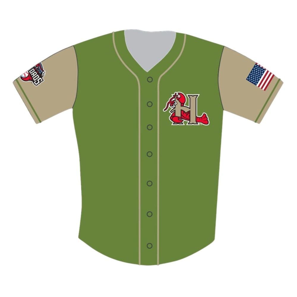 Hickory Crawdads Military Jersey 2025 Giveaway - Grishko.com