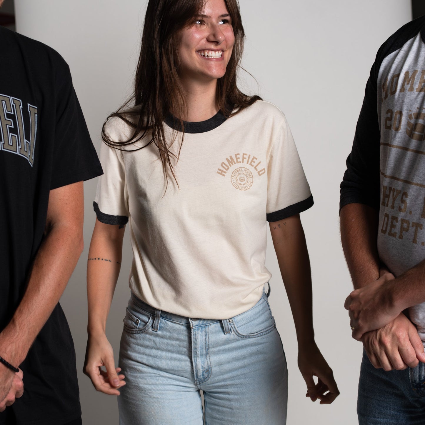 Homefield Vintage-Inspired Seal Ringer Tee Style001