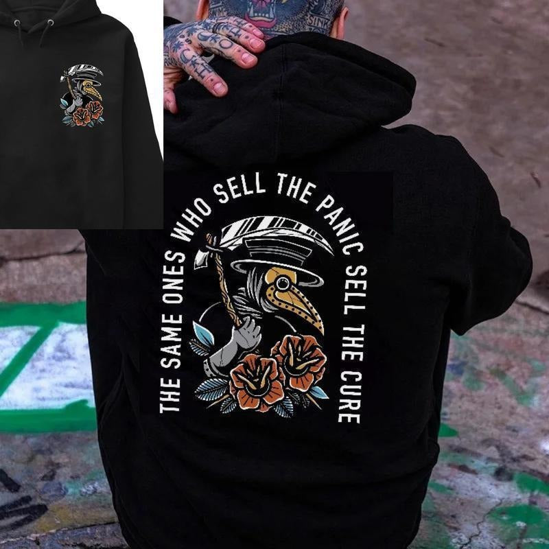 The Same Ones Who Sell The Panic Sell The Hoodie/T-Shirts Unique Design with Double Side Hoodie/T-Shirts Vintage Style Unisex T-shirt/Hoodie, Vintage for Men and Women