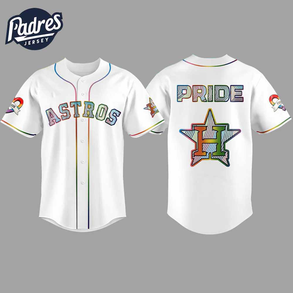 Houston Astros LGBTQ Pride Night 2025 Baseball Jersey - Padres Jersey Oasis: Elevate Your Baseball Style Game