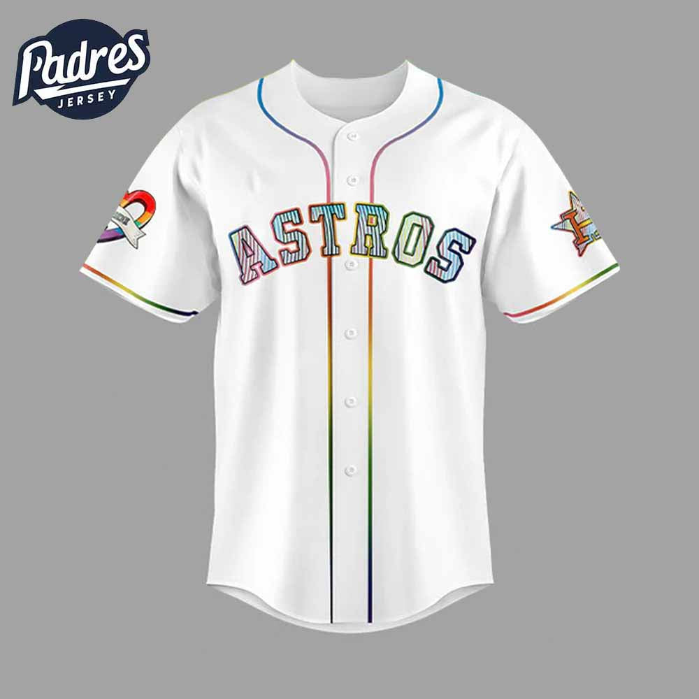 Houston Astros LGBTQ Pride Night 2025 Baseball Jersey - Padres Jersey Oasis: Elevate Your Baseball Style Game