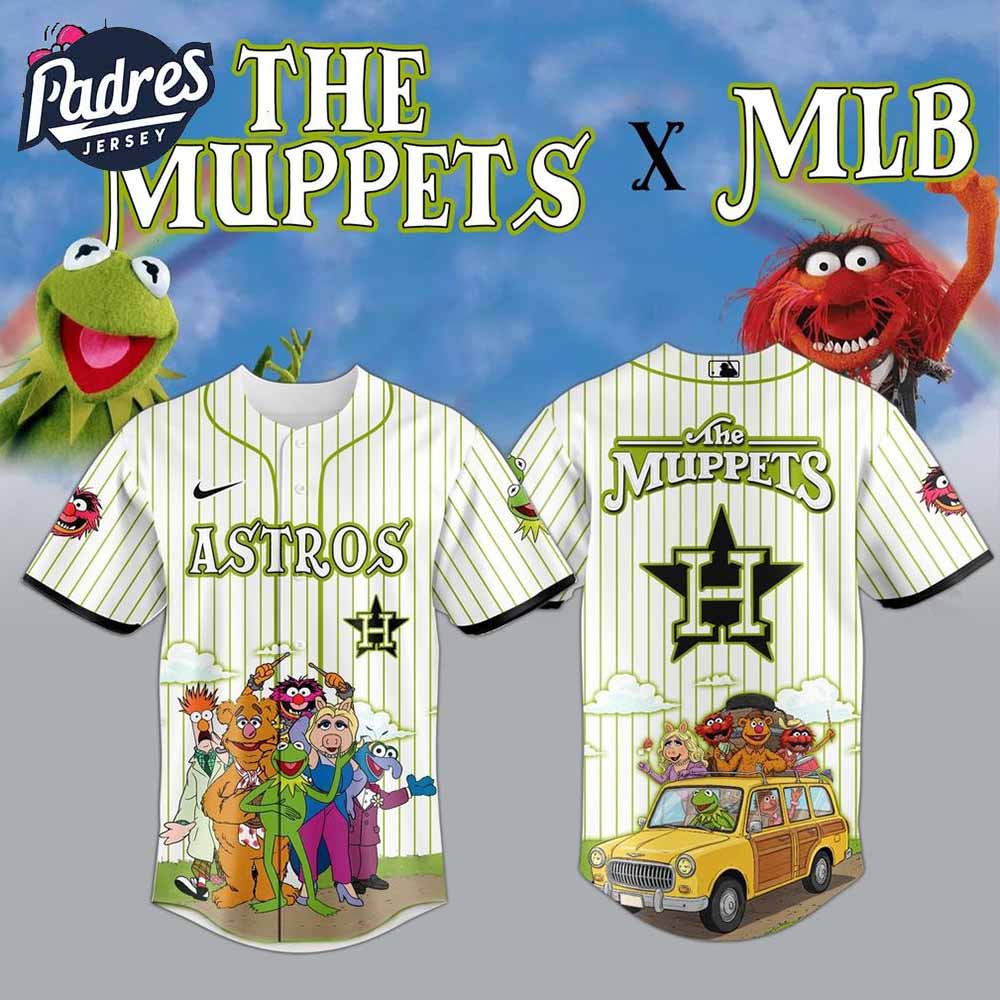 Houston Astros MLB x The Muppets 2025 Jersey - Padres Jersey Oasis: Elevate Your Baseball Style Game