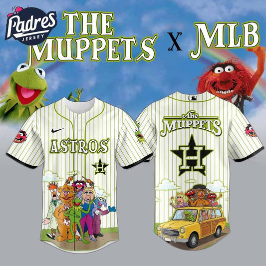 Houston Astros MLB x The Muppets 2025 Jersey - Padres Jersey Oasis: Elevate Your Baseball Style Game