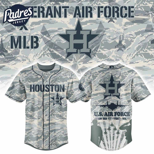 Houston Astros Veteran US Air Force 2025 Baseball Jersey - Padres Jersey Oasis: Elevate Your Baseball Style Game